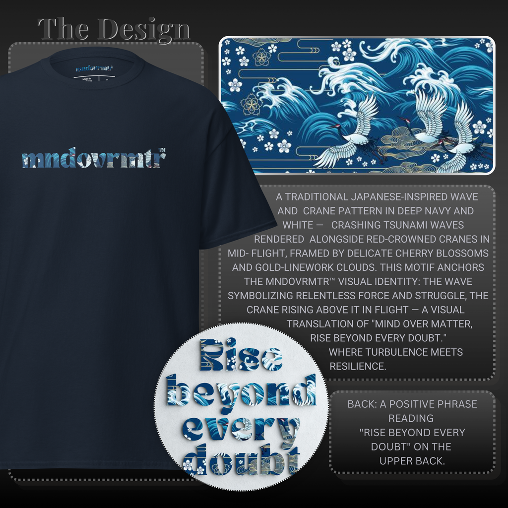 MNDOVRMTR™ Rise Beyond Every Doubt Tee - Minimalist Streetwear