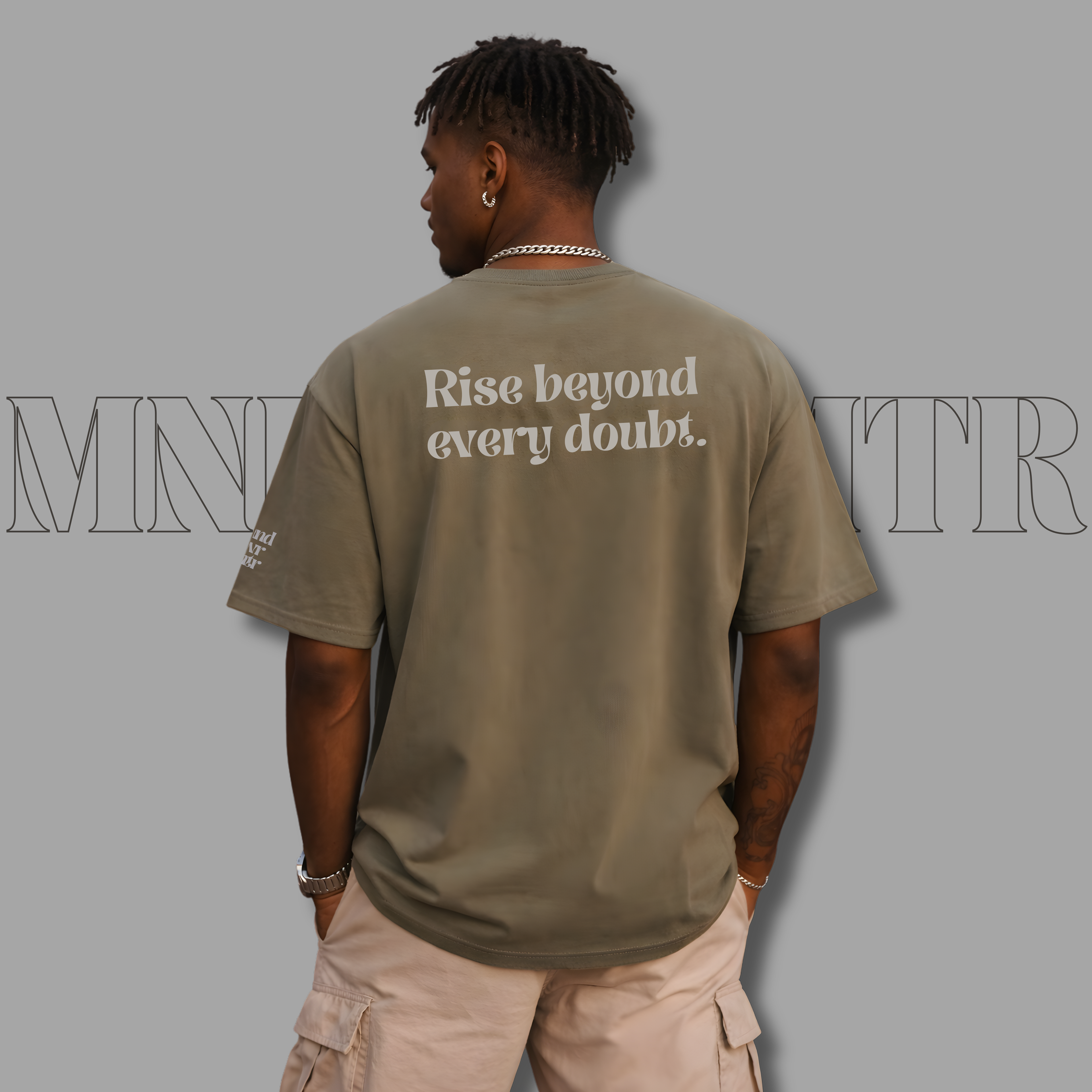Rise Beyond Every Doubt Unisex Shirt | mndovrmtr™ Minimalist Mindset Tee