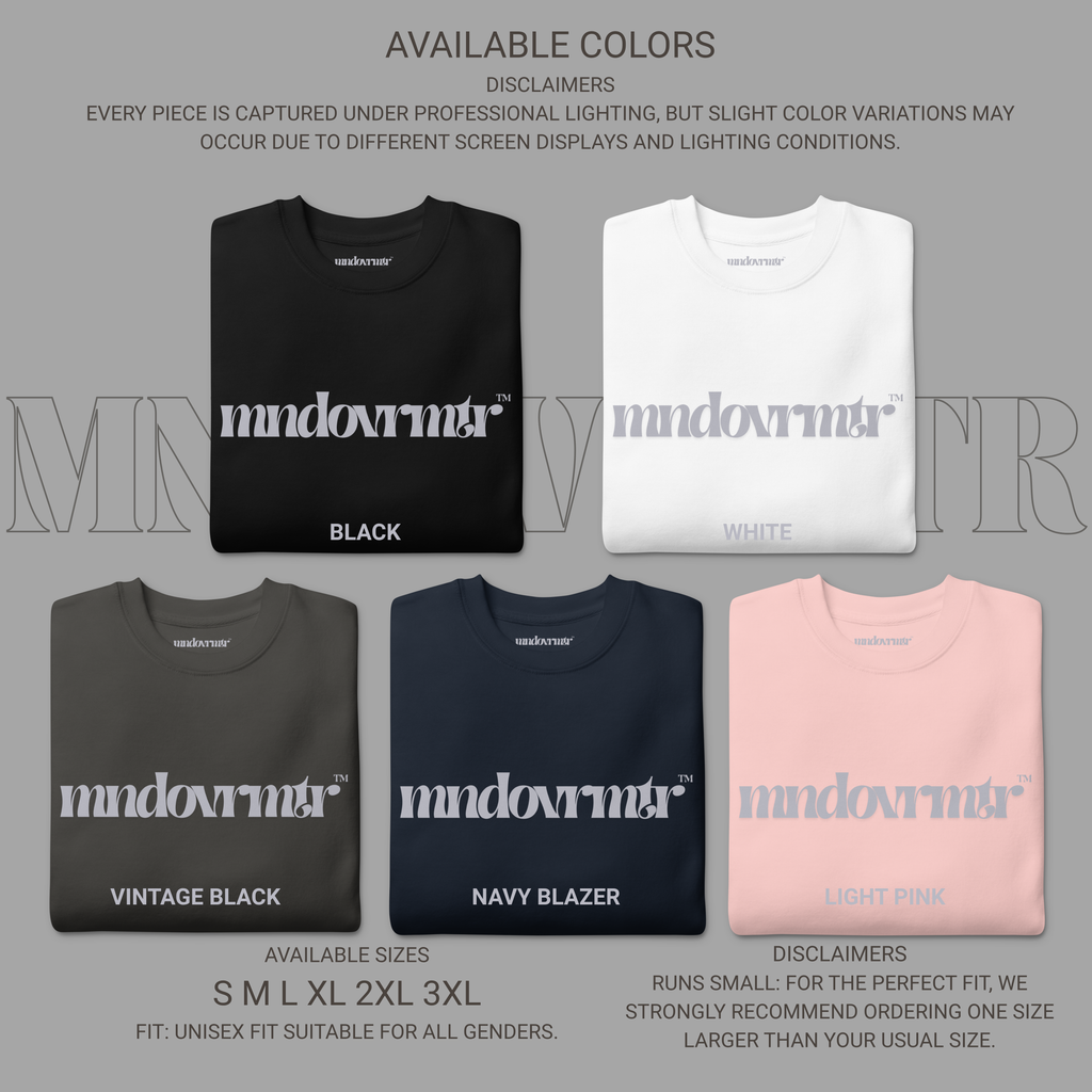 MNDOVRMTR™ Premium Streetwear Sweatshirt