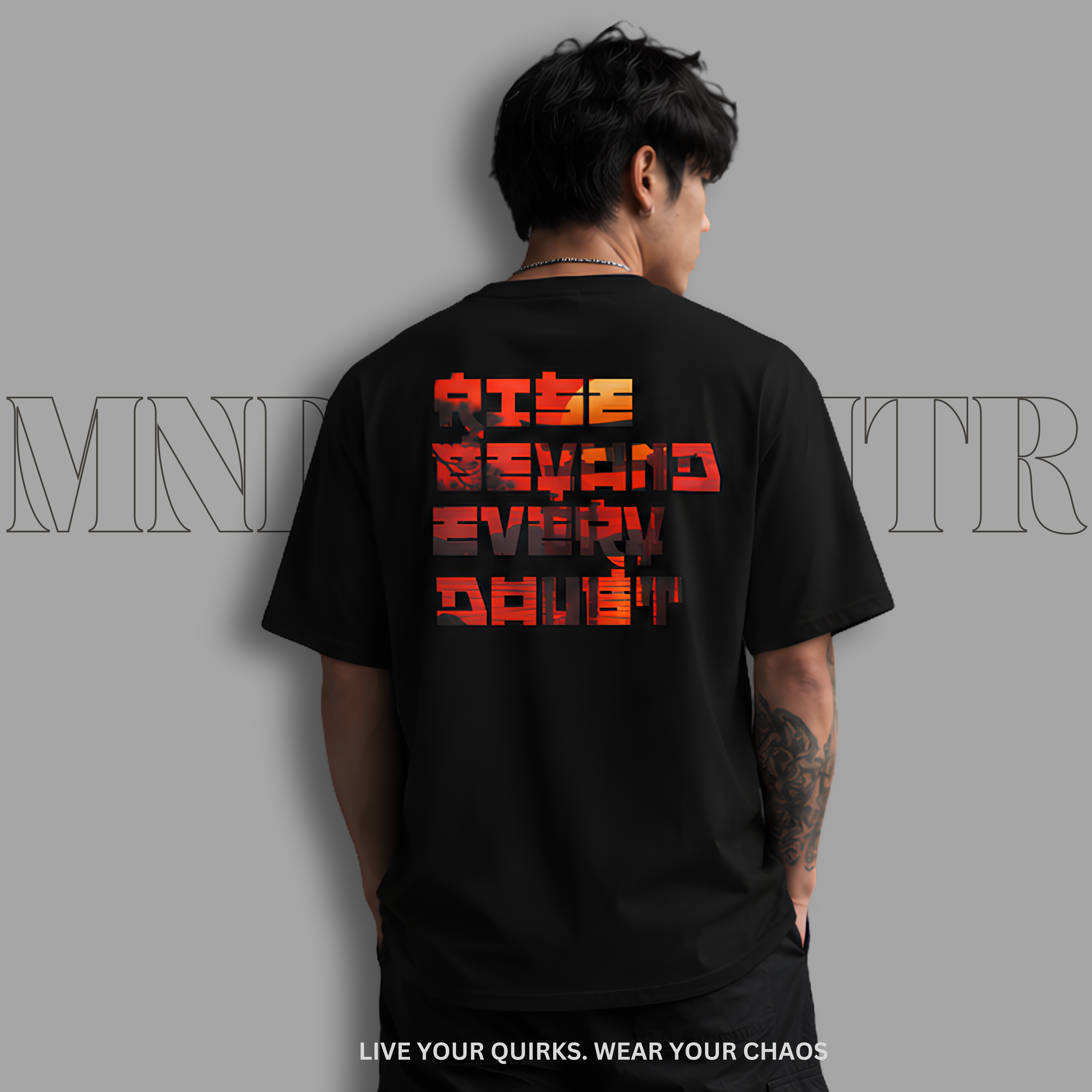 MNDOVRMTR "Rise Beyond Every Doubt" Unisex Graphic Streetwear T-Shirt