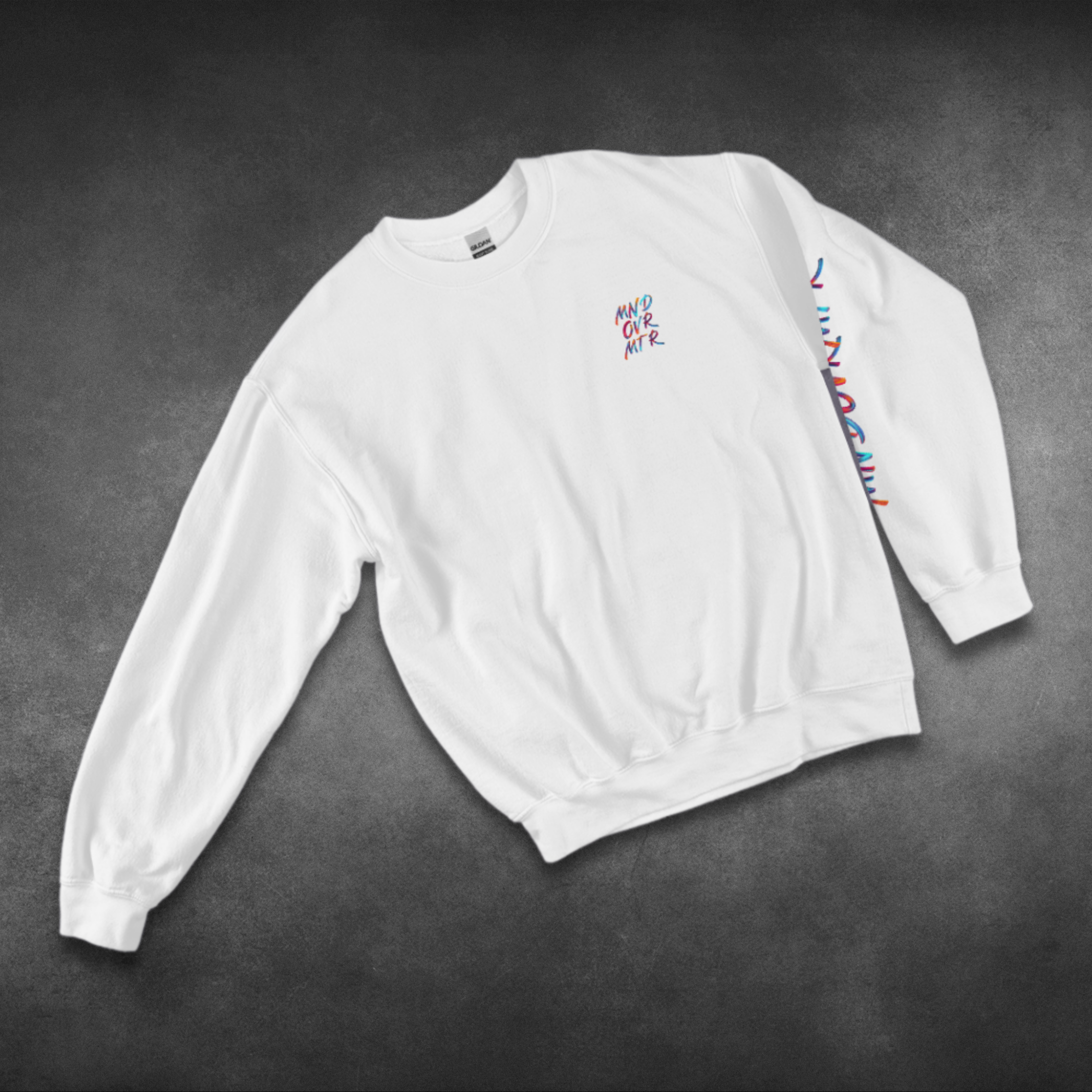 MNDOVRMTR™ Unisex Sweatshirt – Minimalist Motivational Streetwear | Soft Classic Fit Crewneck