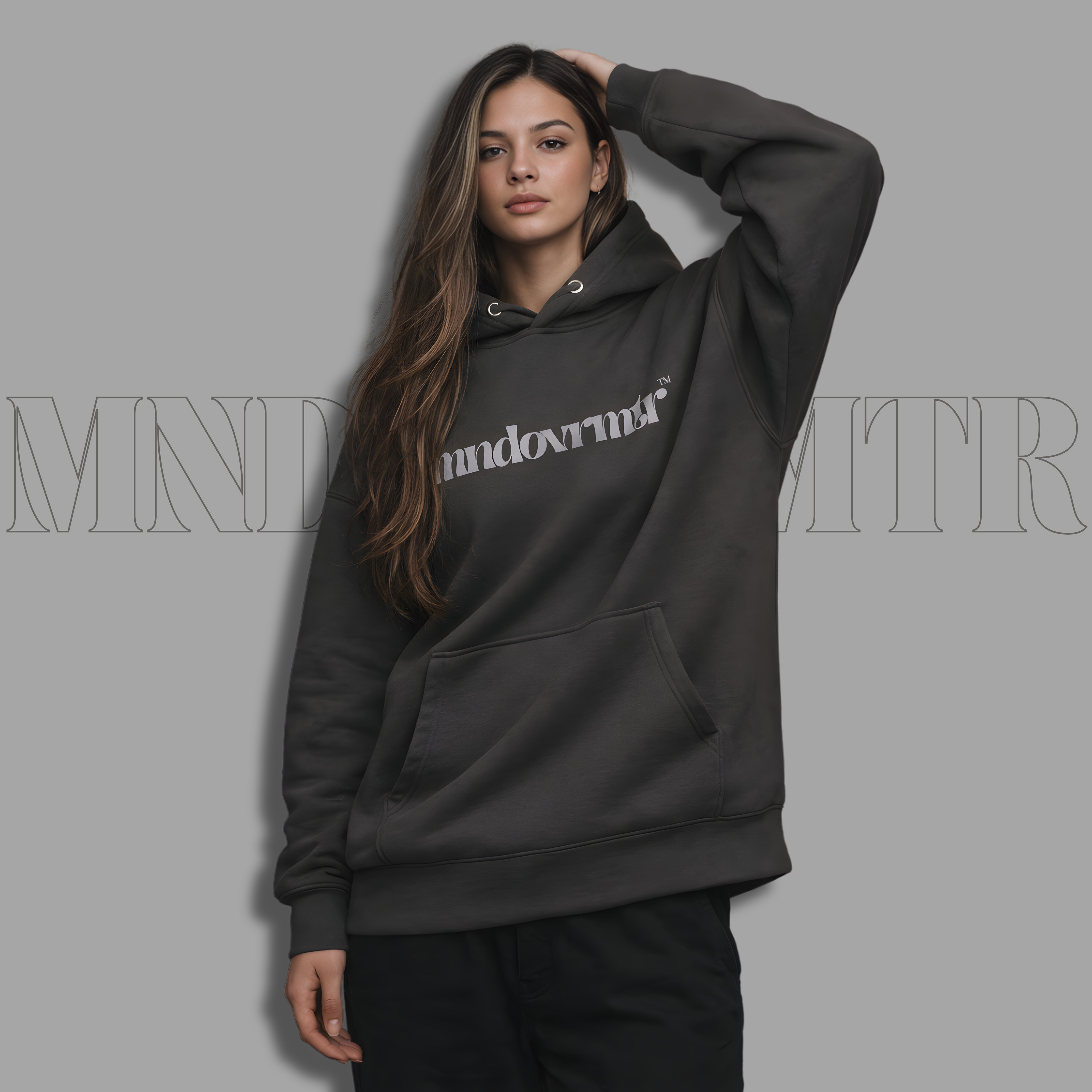 MNDOVRMTR™ Unisex Hoodie – Minimalist Streetwear Pullover | Soft Premium Fit Hoodie