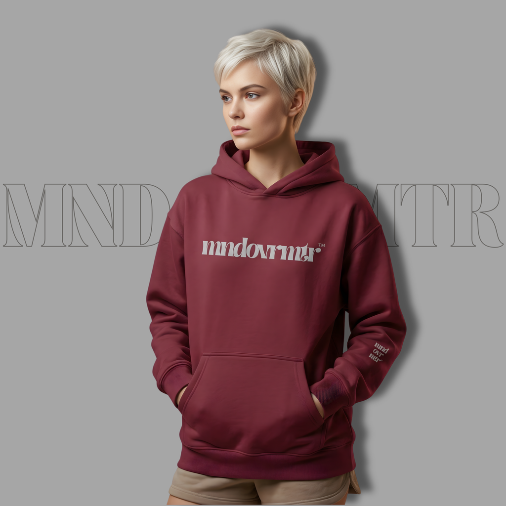 MNDOVRMTR™ Unisex Hoodie – Minimalist Streetwear Pullover | Soft Premium Fit Hoodie
