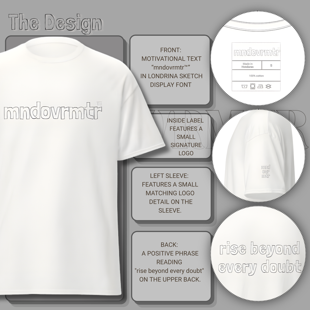 MNDOVRMTR™ Minimalist T-Shirt