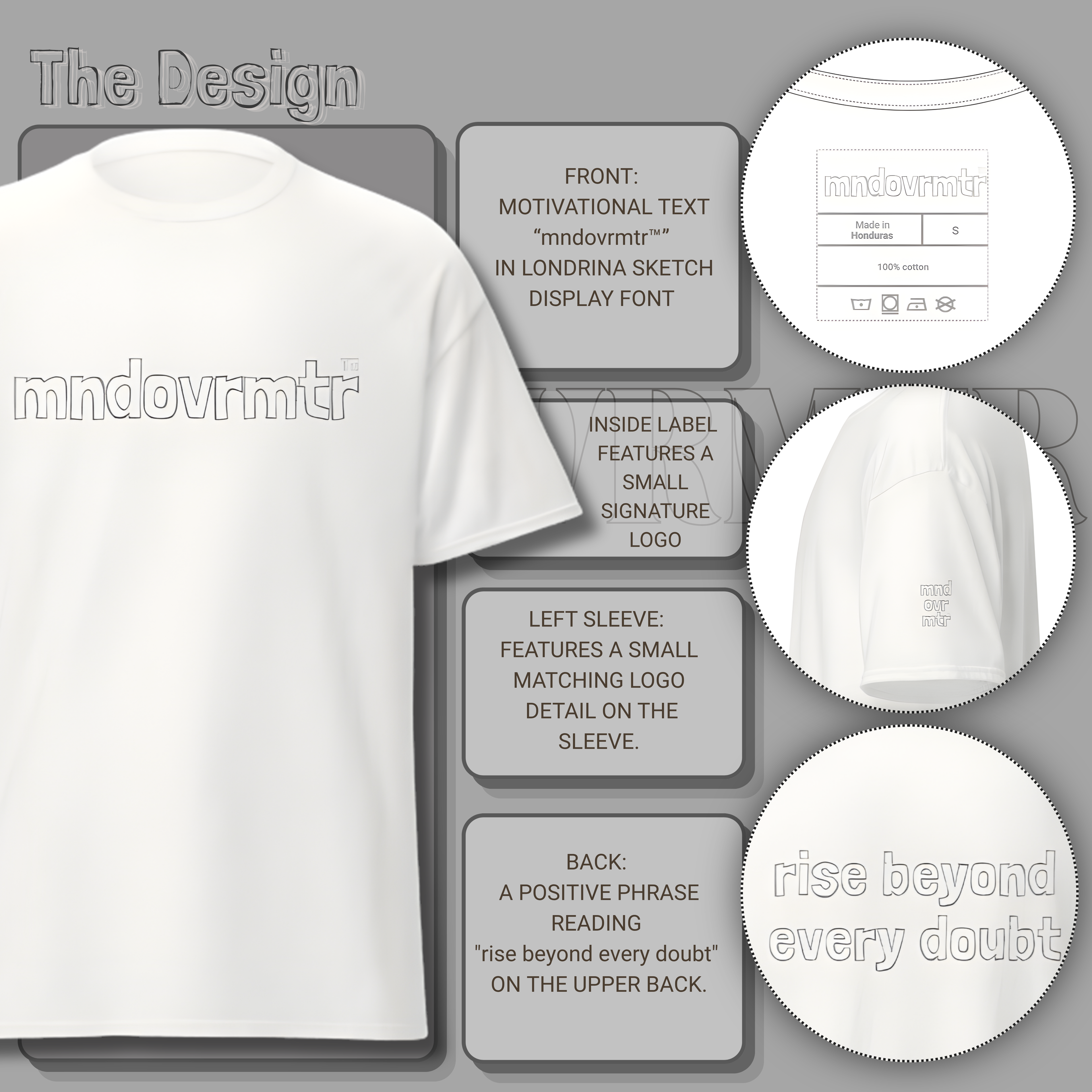 MNDOVRMTR™ Minimalist T-Shirt