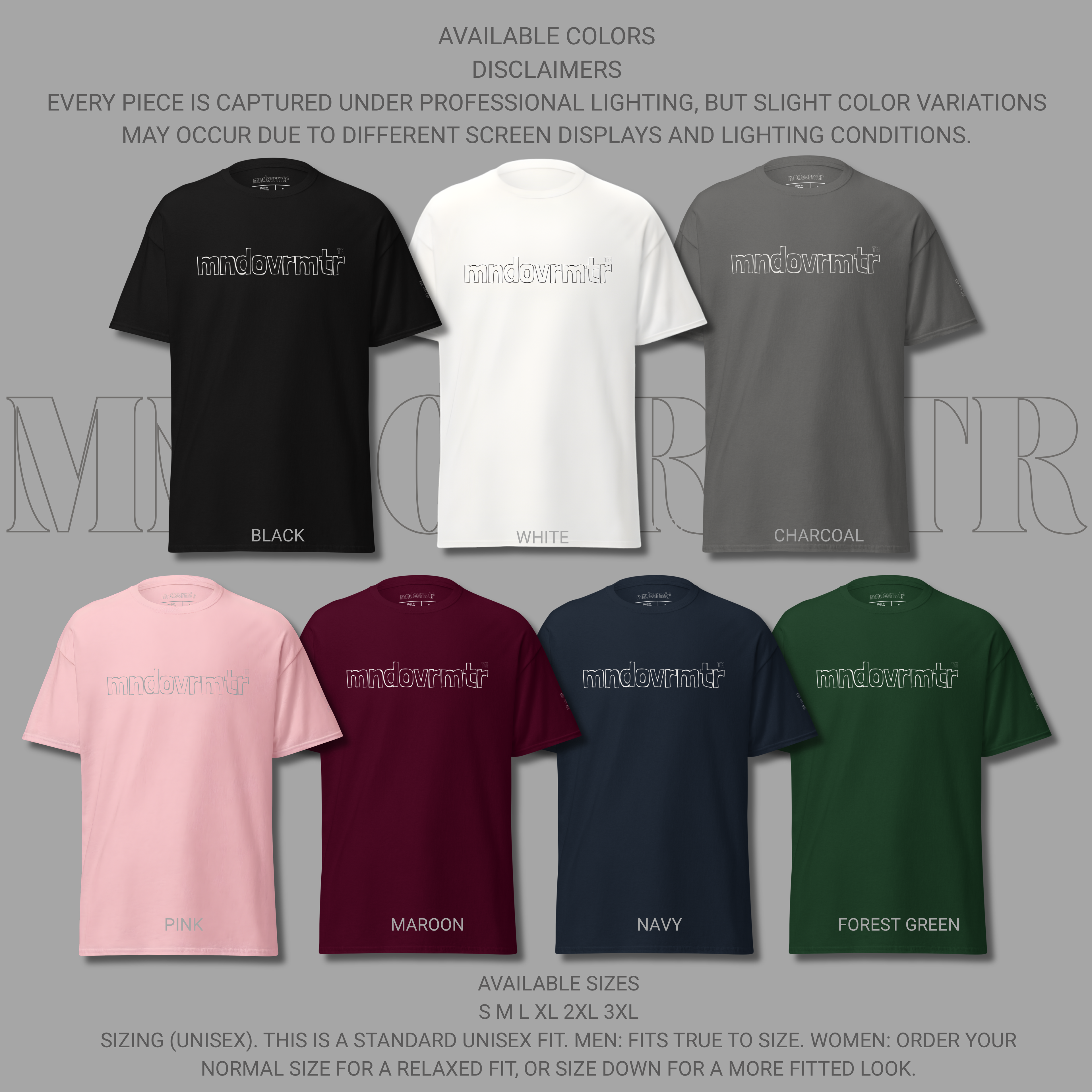 MNDOVRMTR™ Minimalist T-Shirt
