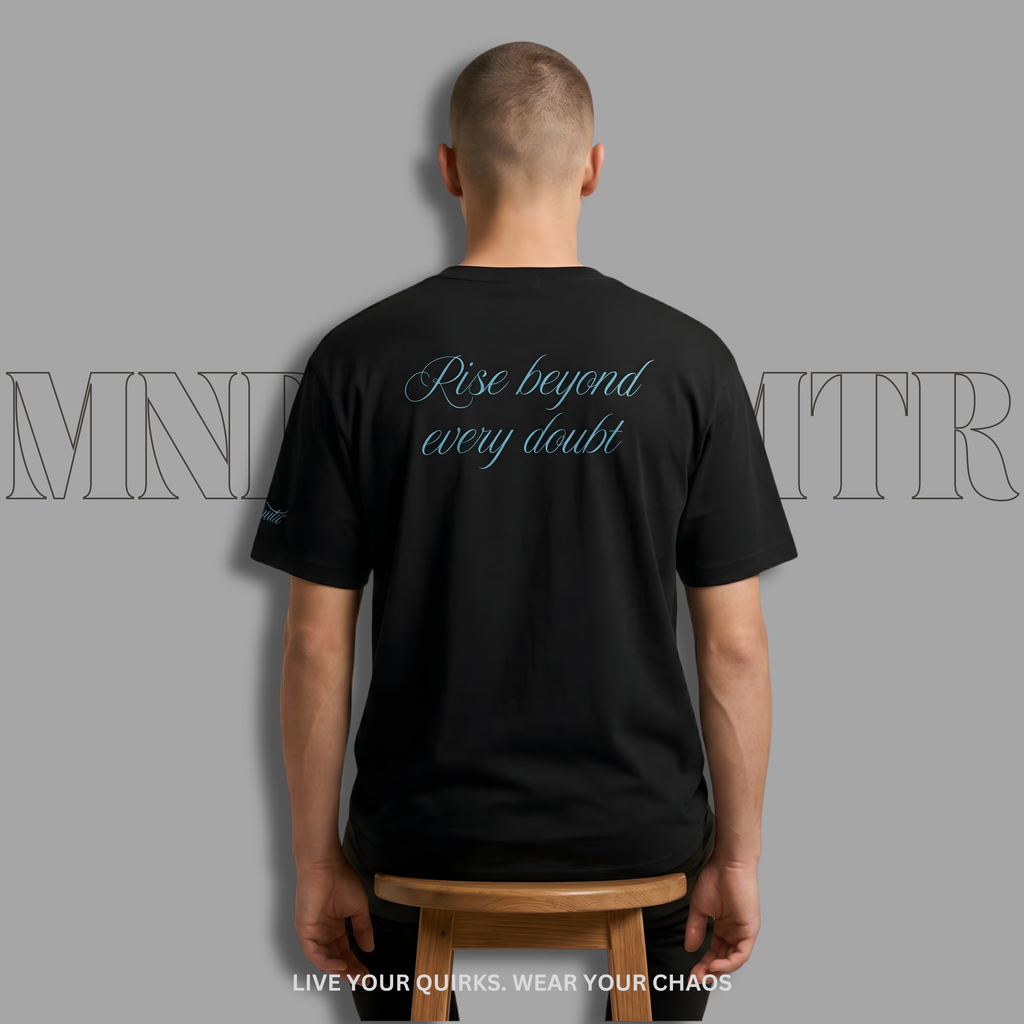 MNDOVRMTR Script Shirt – Minimalist Mind Over Matter Streetwear Tee — Unisex t-shirt