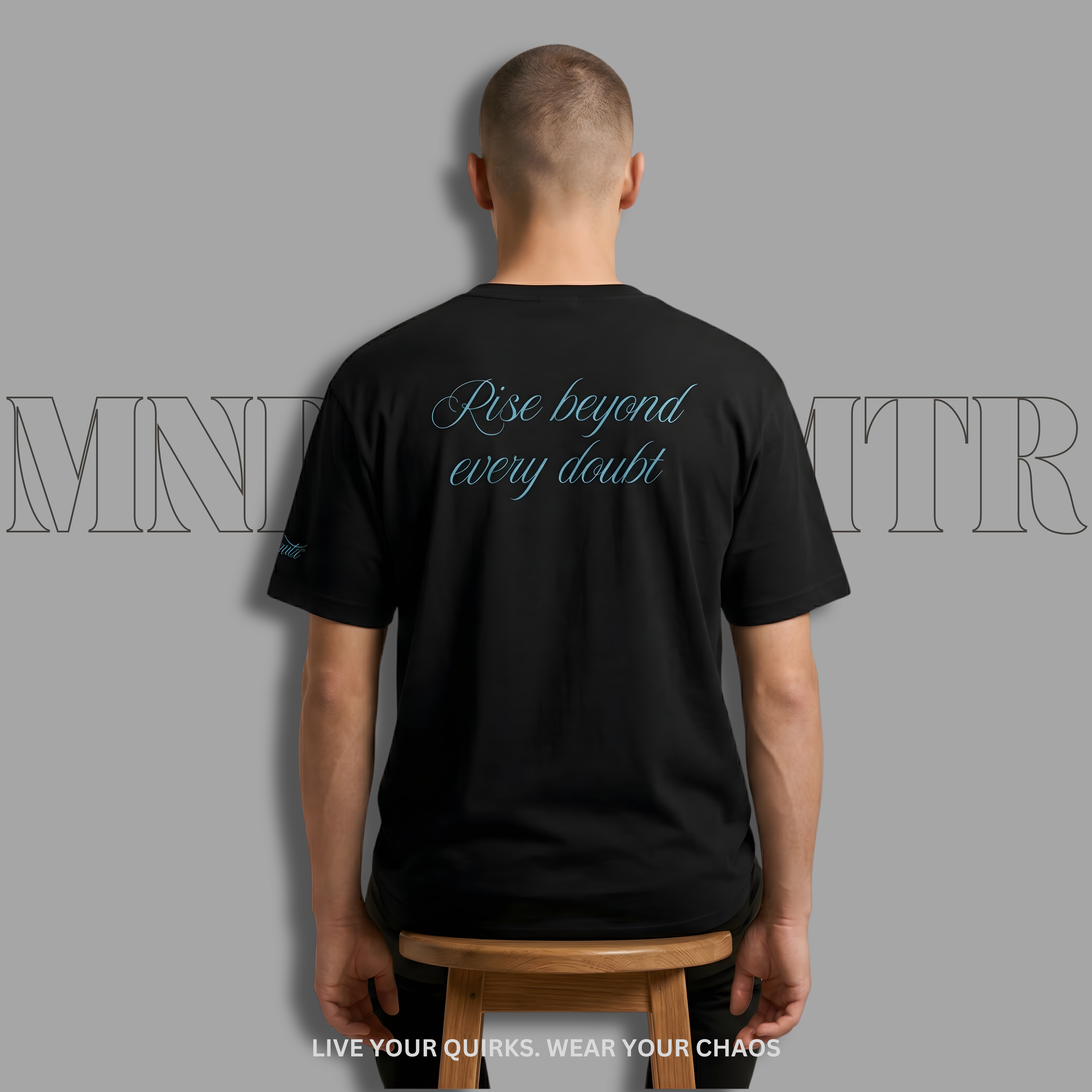 MNDOVRMTR Script Shirt – Minimalist Mind Over Matter Streetwear Tee — Unisex t-shirt