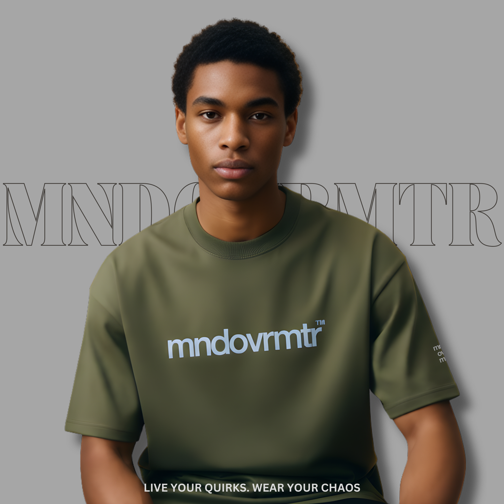 MNDOVRMTR™ 100% Cotton T-Shirt – Minimalist Unisex Premium Streetwear Tee