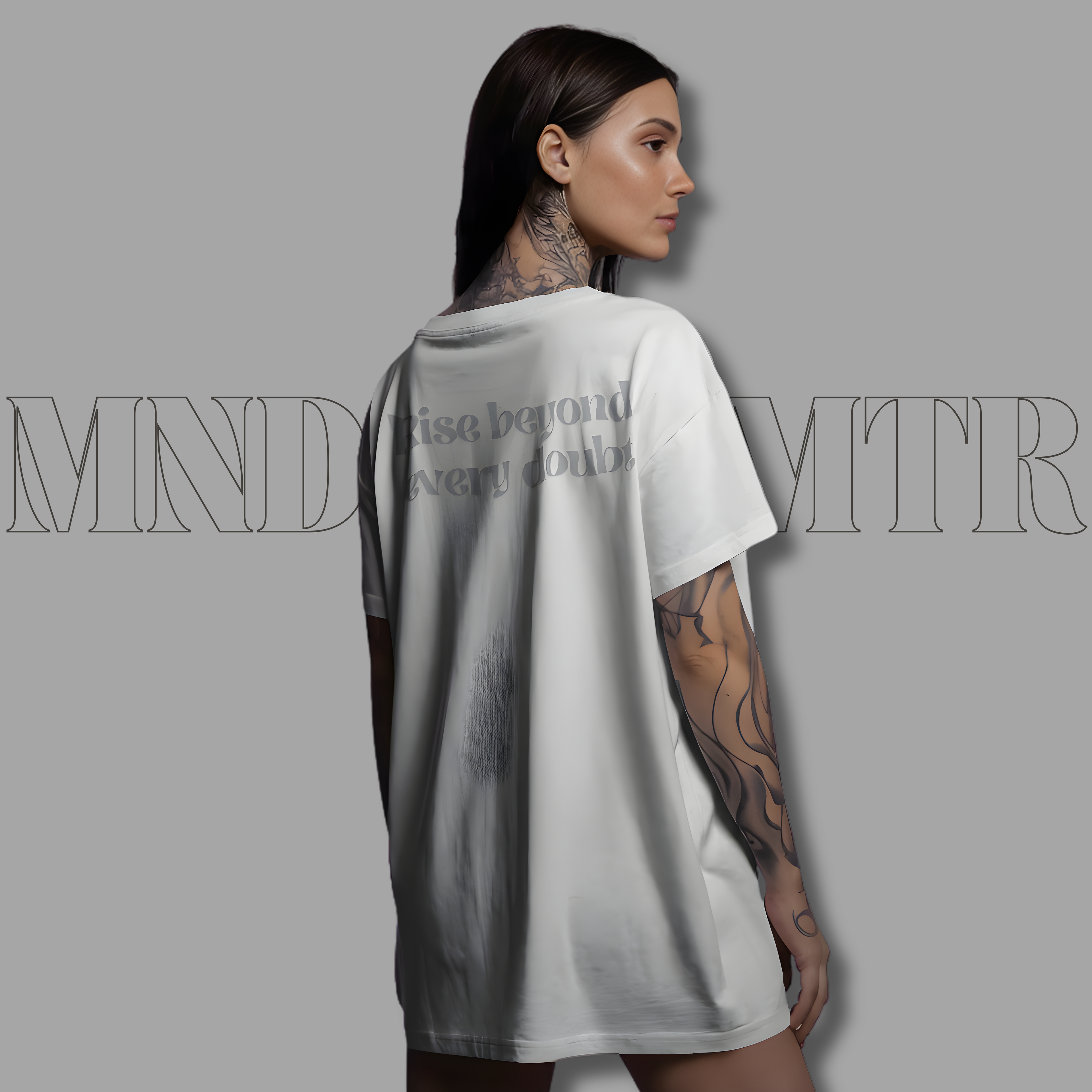 Rise Beyond Every Doubt Unisex Shirt | mndovrmtr™ Minimalist Mindset Tee