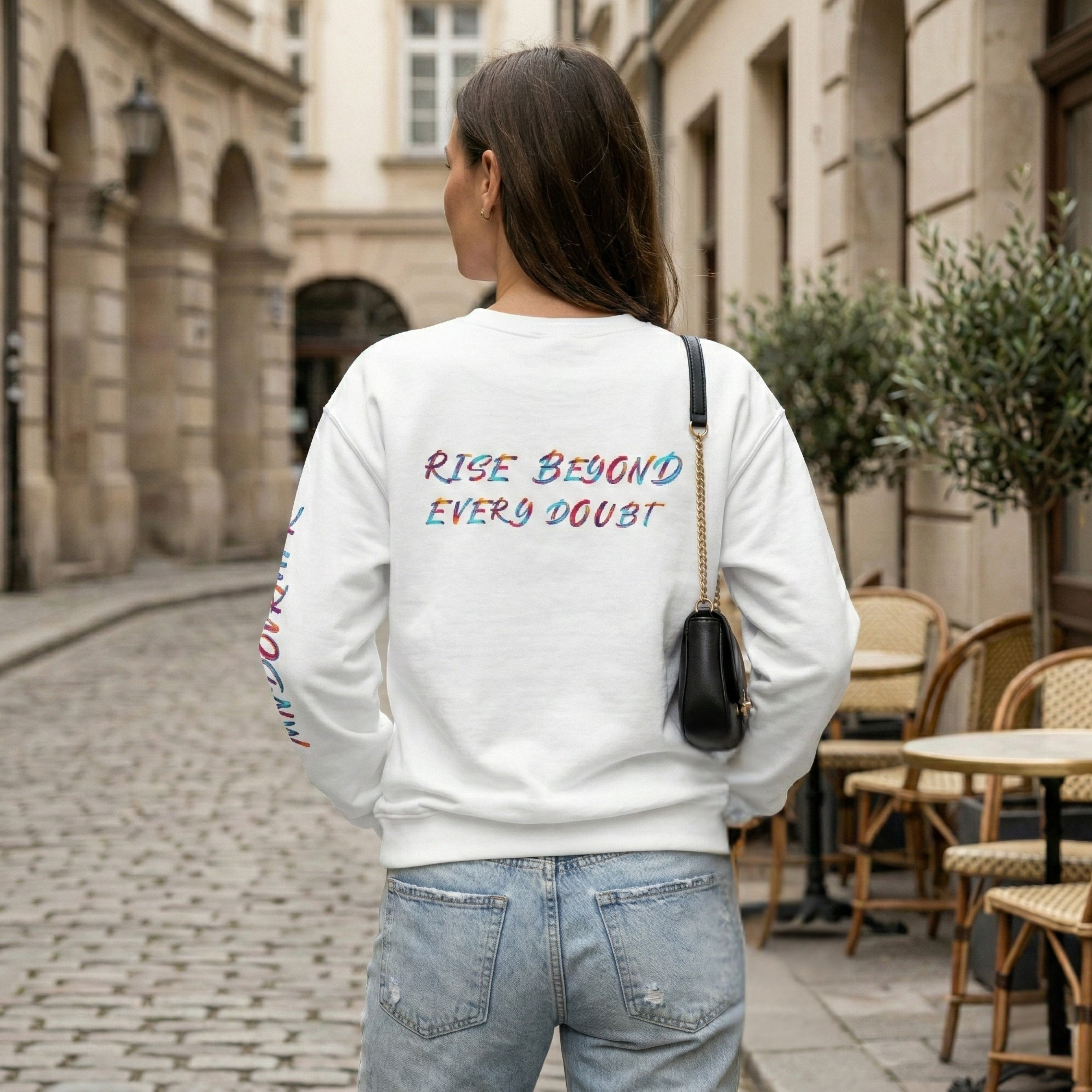 MNDOVRMTR™ Unisex Sweatshirt – Minimalist Motivational Streetwear | Soft Classic Fit Crewneck