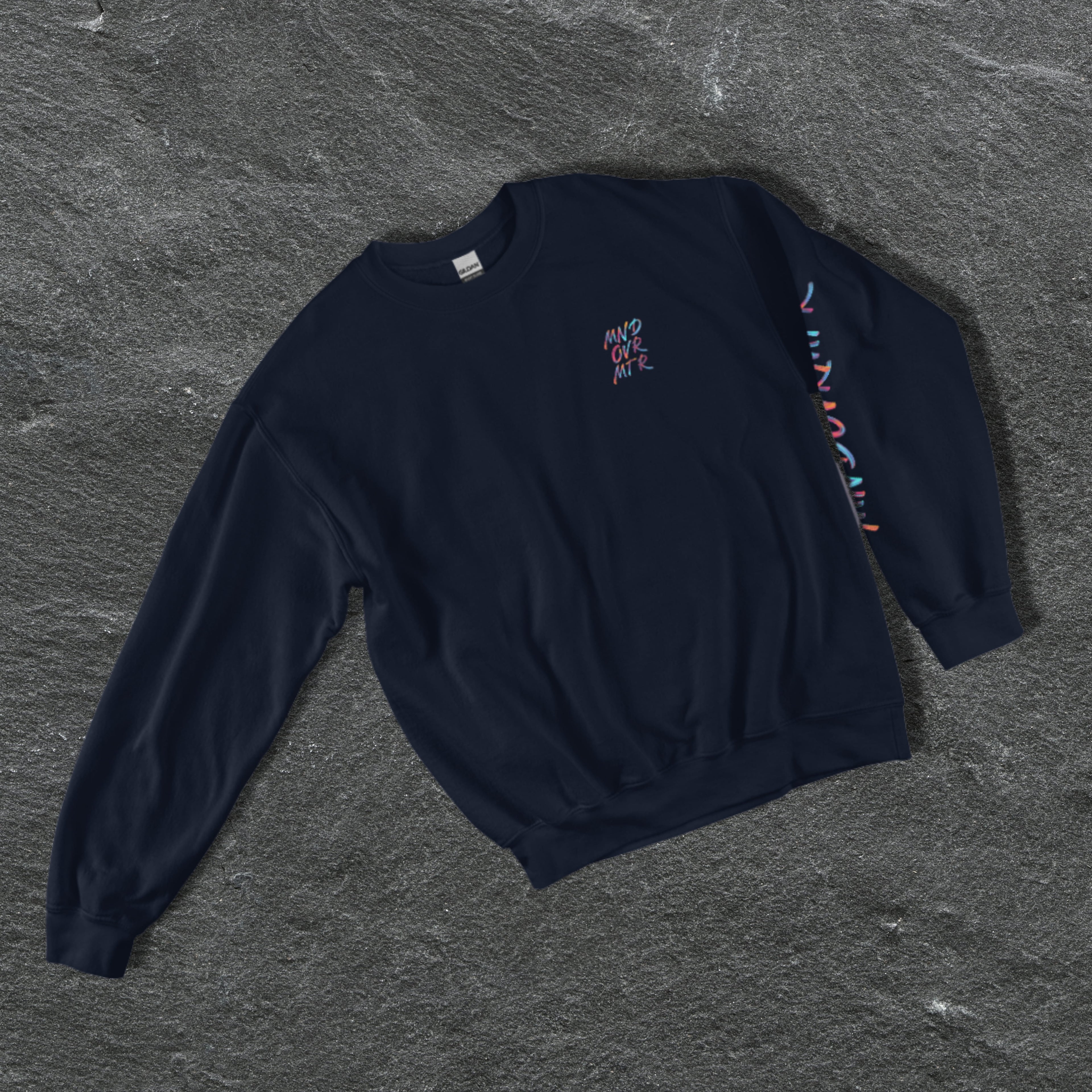 MNDOVRMTR™ Unisex Sweatshirt – Minimalist Motivational Streetwear | Soft Classic Fit Crewneck