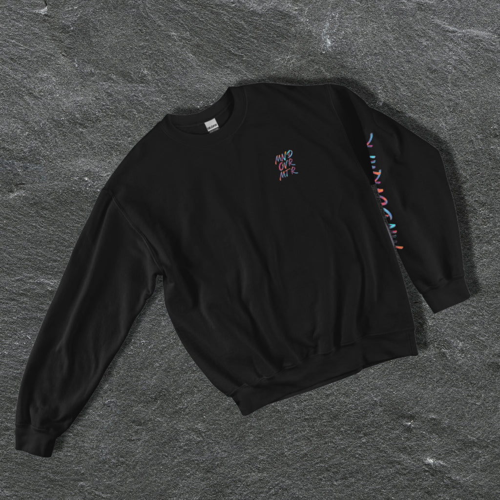 MNDOVRMTR™ Unisex Sweatshirt – Minimalist Motivational Streetwear | Soft Classic Fit Crewneck