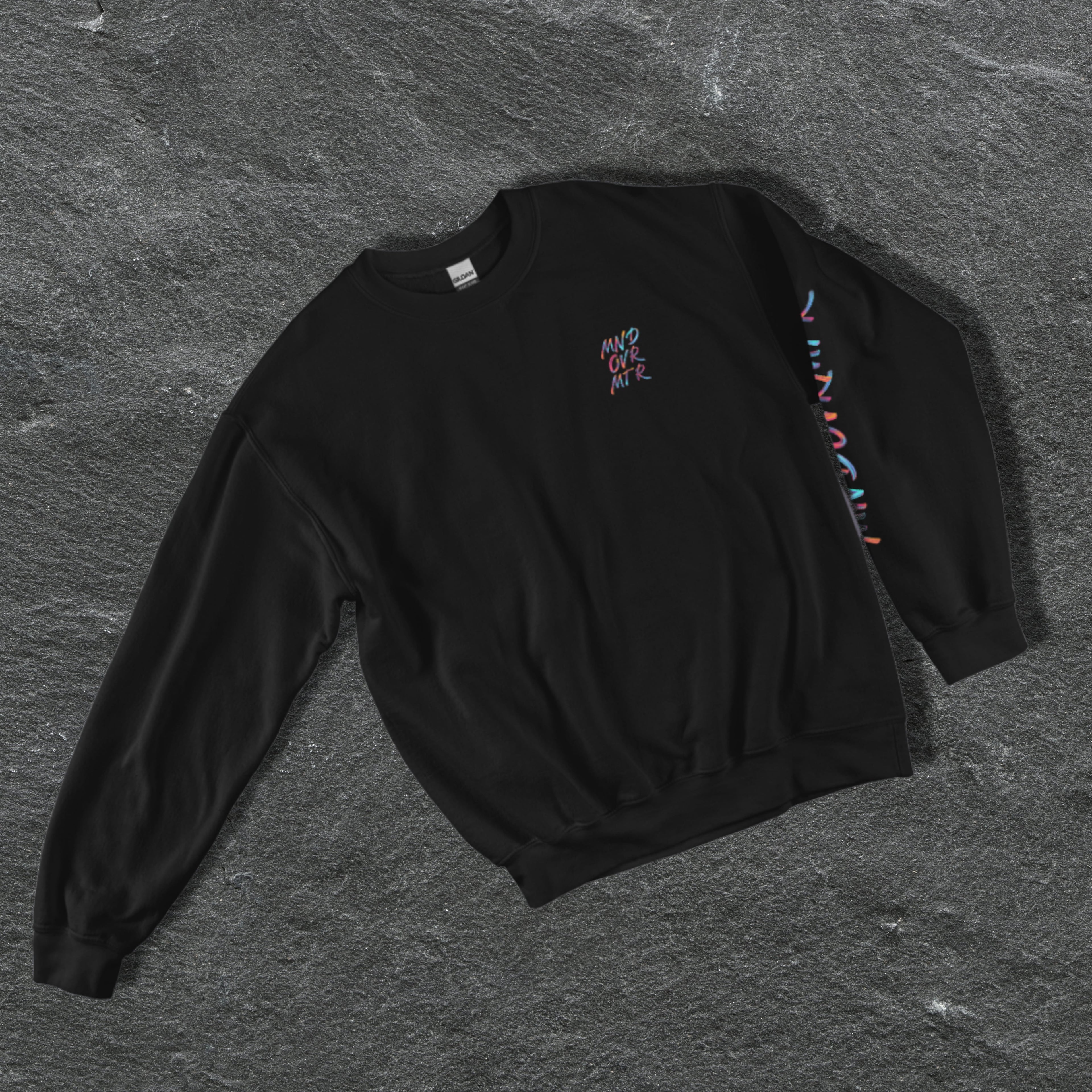 MNDOVRMTR™ Unisex Sweatshirt – Minimalist Motivational Streetwear | Soft Classic Fit Crewneck