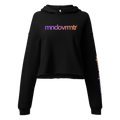 MNDOVRMTR™ Crop Hoodie – Minimalist Raw-Hem Streetwear for Women | Trendy Comfy Pullover